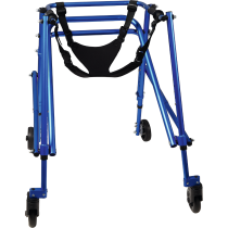 Identites Klip imbracatura imbottita per deambulatore con cinghie regolabili pieghevole nero resistente