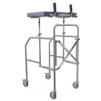 Deambulatore Antibrachiale Pieghevole con Tavolino in Acciaio