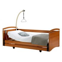 Longterm 3002B - Letto Ospedaliero Elettrico 3 Sezioni con Sponde in Legno