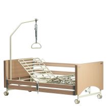 Moon Alpha - Letto Articolato Elettrico in Rovere per Anziani e Disabili