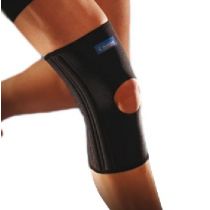 Ginocchiera elastica a compressione e rinforzata di supporto in neoprene - Thuasne Sport