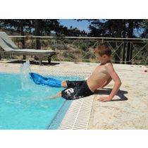 Identites Bloccs protezione impermeabile per gessi e bendaggi per bagno doccia piscina blu riutilizzabile