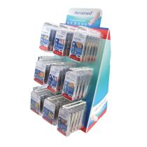 Deramed Espositore da Banco per Cura dei Piedi – Kit Completo con 54 Blister, Separatori, Protettori e Accessori per Podologia