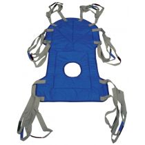 Imbracatura Standard Disabili con Foro Centrale, 180 kg, Blu