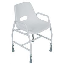 Sedia Da Doccia Avvolgente Regolabile con Braccioli e Drenaggio