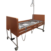 Letto elettrico elevabile in legno con rete metallica Bongo Wimed - Usato