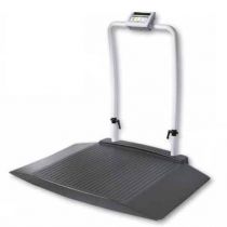 Bilancia per Obesi a Piattaforma Pesa Carrozzine con Corrimano H3413 - Classe Iii - 300 Kg / 100 Gr