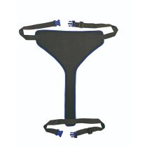 Cintura Pelvica in Vellutino con Imbottitura e Fibbia a Sgancio