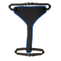 Cintura Pelvica in Velluto con Imbottitura e Fibbia a Sgancio