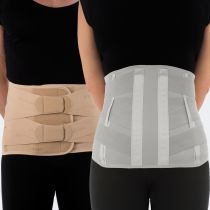 Ellcross Lux - Corsetto Lombosacrale Supporto Carbonio Beige/Grigio