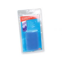 Gima portapillole tascabile con sei scomparti in plastica blu con etichette multilingue in blister