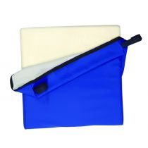 Cuscino Antidecubito Viscoelastico Anatomico con Copertura Ignifuga 42x42x7 cm