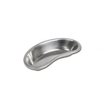 Bacinella Reniforme in Acciao Inox con il Bordo Alto 247X122X43 Mm
