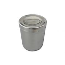 Portacotone in Acciaio Inox con Coperchio 1 l