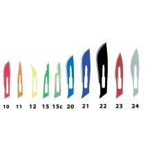 Lame in Acciaio Inox Sterili N. 22