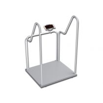 Gima set di tre barre di sostegno per persone obese e braccio per indicatore per bilancia multifunzione