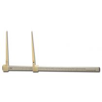 Gima calibro per la misurazione di neonati in duralluminio ossidato graduato da 0 a 900 mm