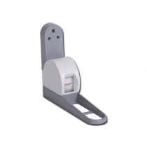 Gima altimetro da parete con scala 0-200 cm facile da applicare con viti e biadesivo grigio