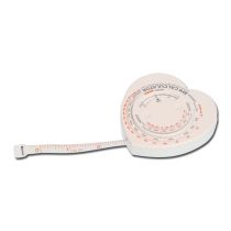 Gima metro tascabile retrattile con calcolatore frontale di BMI in plastica bianco