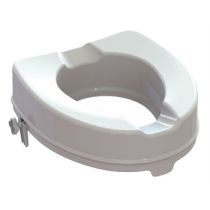 Gima rialzo per WC con sistema di fissaggio altezza 10 cm portata massima 200 kg bianco plastica