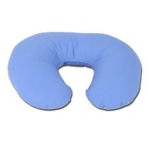 Cuscino collare da viaggio in fibra cava con fodera 100% cotone