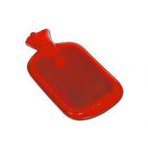 Gima borsa dell’acqua calda bilamellata da 2 litri in gomma rossa priva di lattice