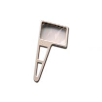 Gima lente d'ingrandimento con ingrandimento 2x e lente antiurto compatta e portatile beige