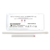 Gima test rapido per la determinazione del pH vaginale con 10 tamponi in cotone e 10 strisce reagenti