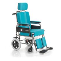 Surace 717 Poltrona Articolata con WC Integrato Tessuti Ignifughi Ruote 300 mm