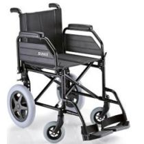 Surace S10 Carrozzina Super Leggera in Alluminio con Braccioli Ribaltabili e Pedane Estraibili