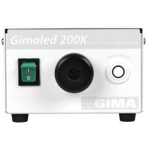 Gima fonte di luce fredda con regolatore di intensità 50-150 Watt in acciaio inox ventilata