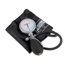 Gima Boston sfigmomanometro aneroide tradizionale in lega di zinco con pera in PVC e bracciale in nylon