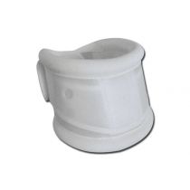 Gima collare cervicale rigido in polietilene con bordi in EPDM rivestiti in vilpelle e chiusura velcro