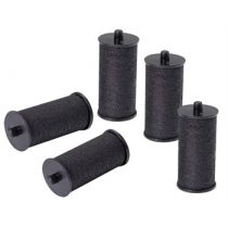 Gima rotolo di inchiostro per etichettatrice colore nero materiale sintetico compatibile