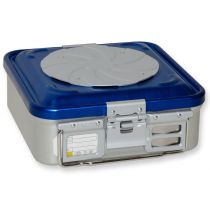 Container Standard - 2 Valvole - Perf. - Blu 285 X 280 X H 100 Mm