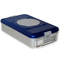 Container Standard - 2 Valvole - Perf. - Blu 465 X 280 X H 100 Mm 