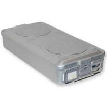 Container Standard - 2 Valvole - N.P. - Grigio 580 X 280 X H 100 Mm