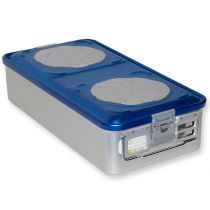 Container Standard 4 Valvole Perf. Blu 580 X 280 X H 135 Mm