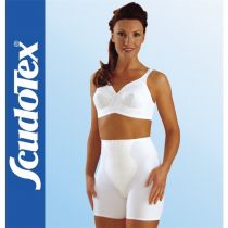 Cod. 383-384-385 Scudotex - Guaina Contenitiva Bermuda in Cotone - Bianco