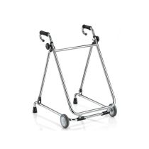 Surace 115 Trotter Deambulatore Cromato Pieghevole Regolabile 78-100 cm Ruote 13 cm Portata 130 kg