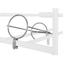 Gima porta bombole in acciaio cromato per barella fino a 41 cm e diametro 15,5 cm