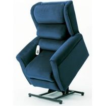 Poltrona elevabile Ginevra 2 motori - blu