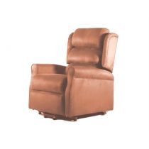 Gima Ginevra poltrona elevabile a 2 motori ignifuga con poggiapiedi extra marrone portata 150 kg