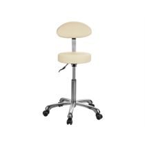 Sgabello con Schienale Beige