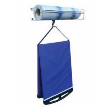 Demarta Virginio supporto a muro con gancio per rotolo monouso in acciaio inox 69x21x13 cm