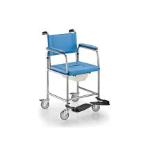 Surace 233 Poltroncina per Disabili con WC e Braccioli Estraibili Grigio 120 kg