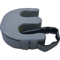 Identites PositPro cuscino girapaziente con cinghia in velcro grigio poliuretano 53x43x12,5 cm sfoderabile