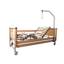 Ausilium Virgo Letto Ospedaliero Elettrico Pieghevole Metallo Legno Ruote Freni Elevazione Elettrica