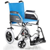 Surace Squillina Carrozzella Pieghevole per Disabili Telaio Stabilizzante Braccioli Estraibili