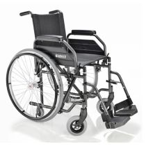 Surace SuperItala Carrozzina Pieghevole Leggera Alluminio Acciaio 15kg Braccioli Girevoli Pedane Regolabili